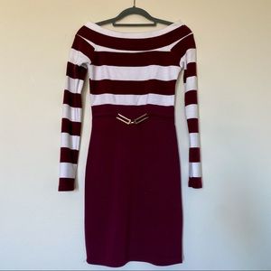 Off the shoulder knit dress